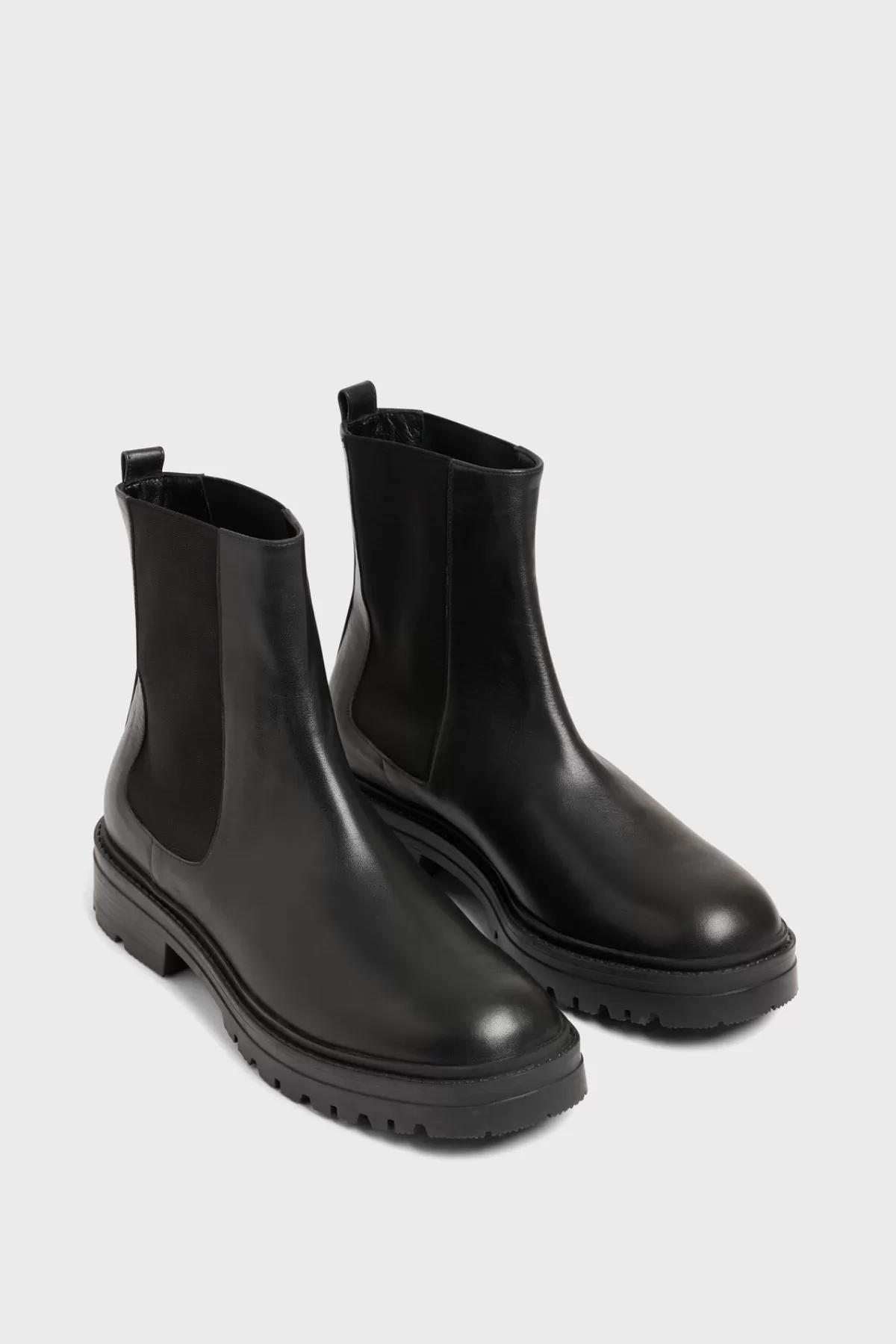 Gerarddarel Boots biker en cuir lisse - RYAN Noir-Femme Chaussures