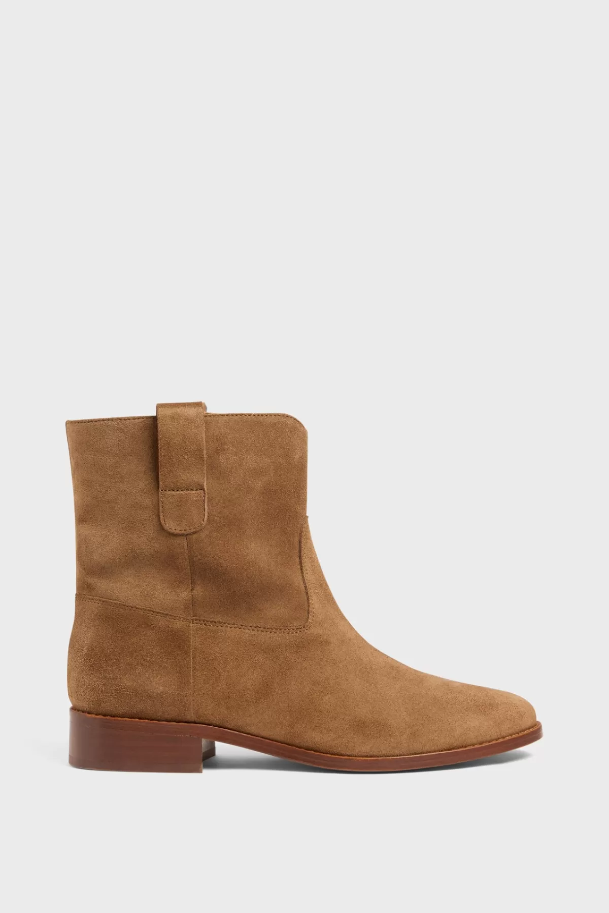 Gerarddarel Boots en cuir velours - ELIE Marron-Femme Chaussures