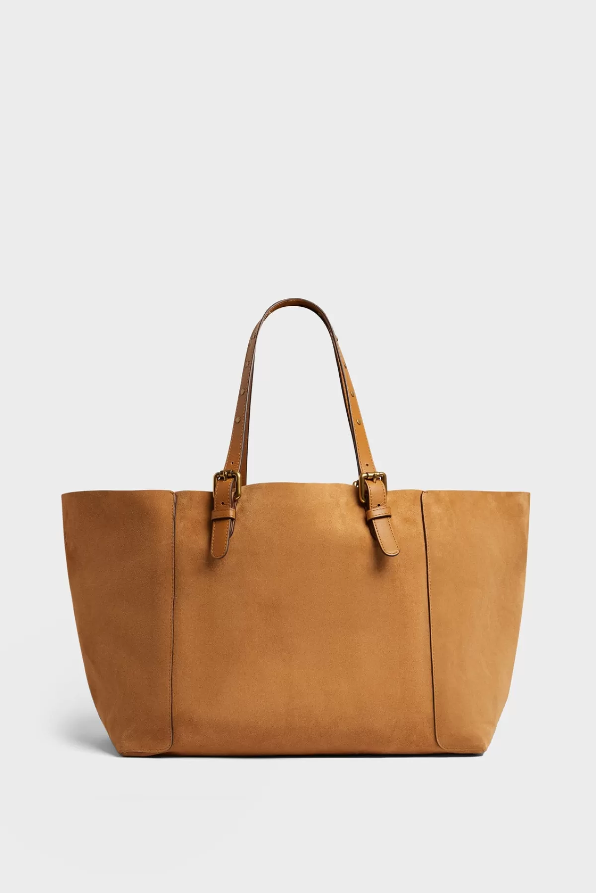 Gerarddarel Cabas en cuir velours femme SIMPLE BAG | Gerard Darel Blé-Femme Sacs à main | Sacs porté épaule | Paniers & Cabas