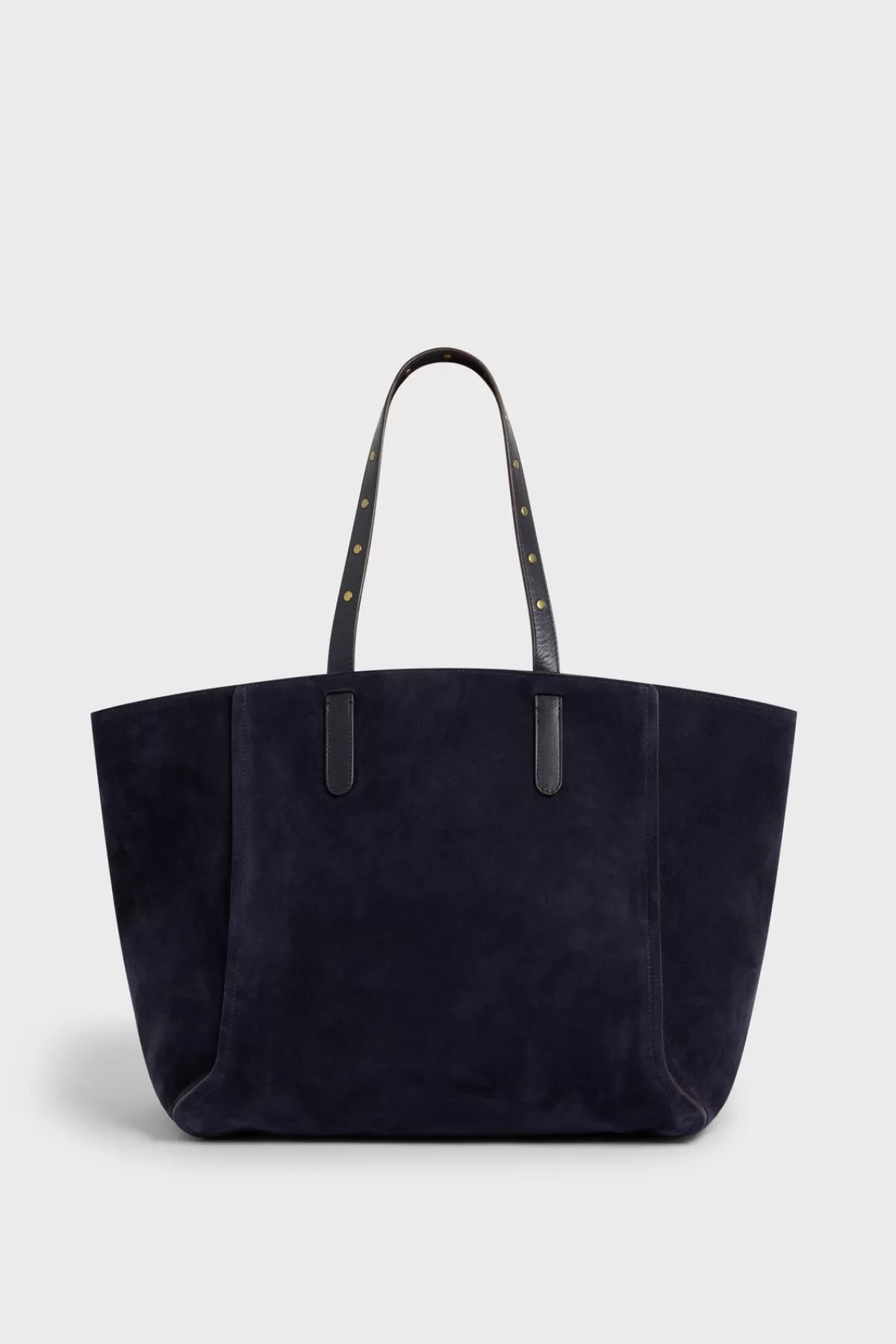 Gerarddarel Cabas en cuir velours universe - SIMPLE 2 | Gerard Darel Bleu foncé / Marine-Femme Sacs à main | Sacs porté épaule | Paniers & Cabas