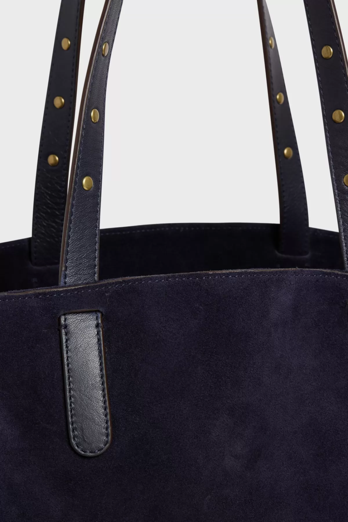 Gerarddarel Cabas en cuir velours universe - SIMPLE 2 | Gerard Darel Bleu foncé / Marine-Femme Sacs à main | Sacs porté épaule | Paniers & Cabas