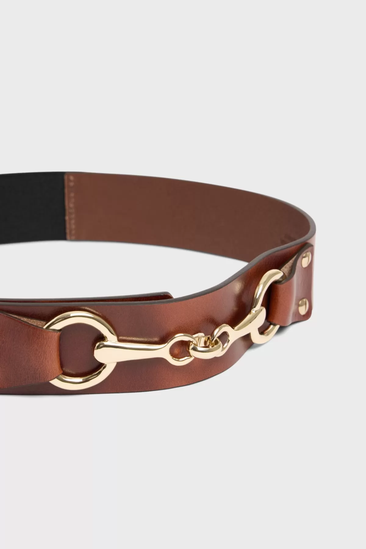 Gerarddarel Ceinture corset avec mors doré - EPONA Marron-Femme Ceintures
