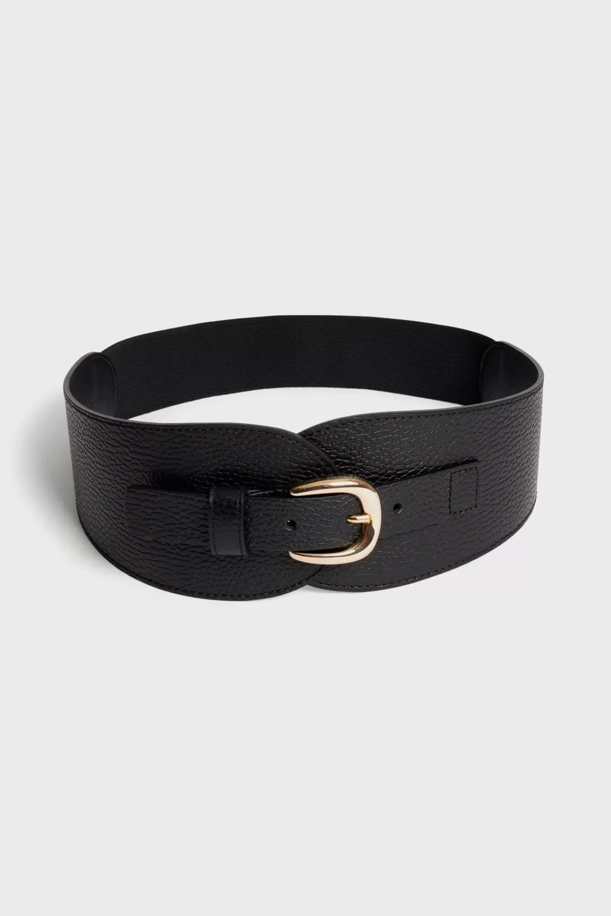 Gerarddarel Ceinture corset en cuir velours - OLYMPE | Gerard Darel Noir-Femme Ceintures