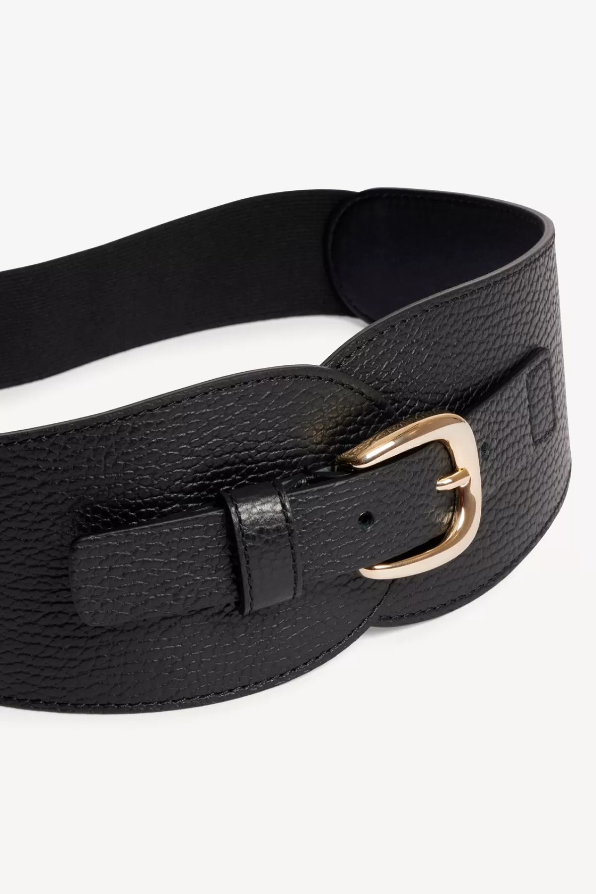 Gerarddarel Ceinture corset en cuir velours - OLYMPE | Gerard Darel Noir-Femme Ceintures