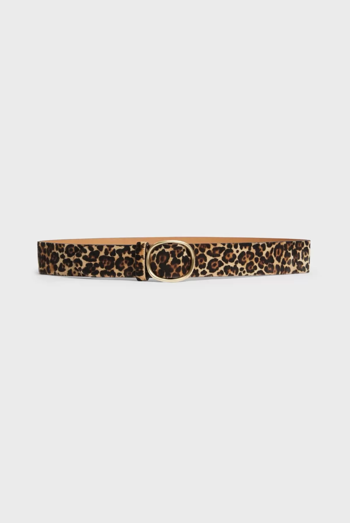 Gerarddarel CEINTURE EN CUIR EFFET LEOPARD - PALOMA Camel-Femme Ceintures