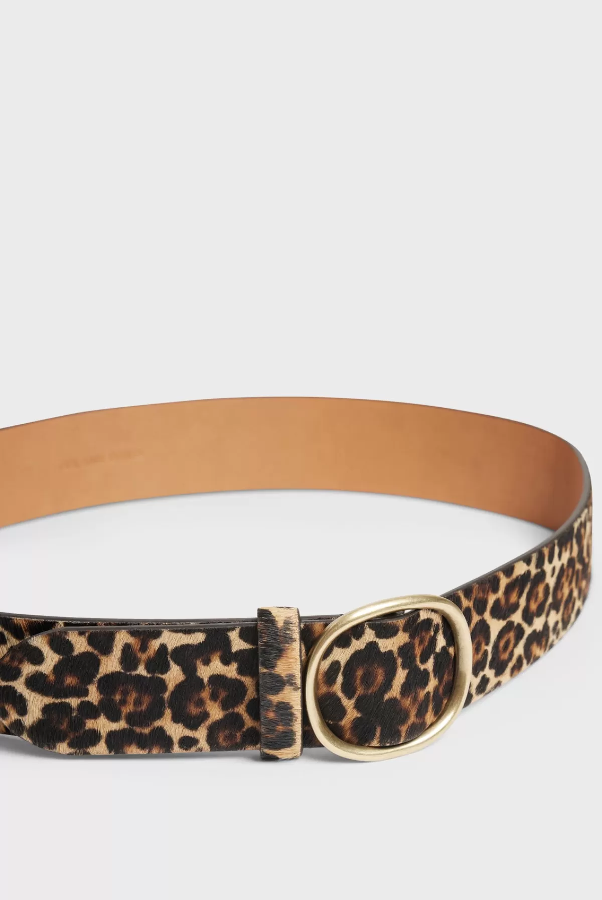 Gerarddarel CEINTURE EN CUIR EFFET LEOPARD - PALOMA Camel-Femme Ceintures