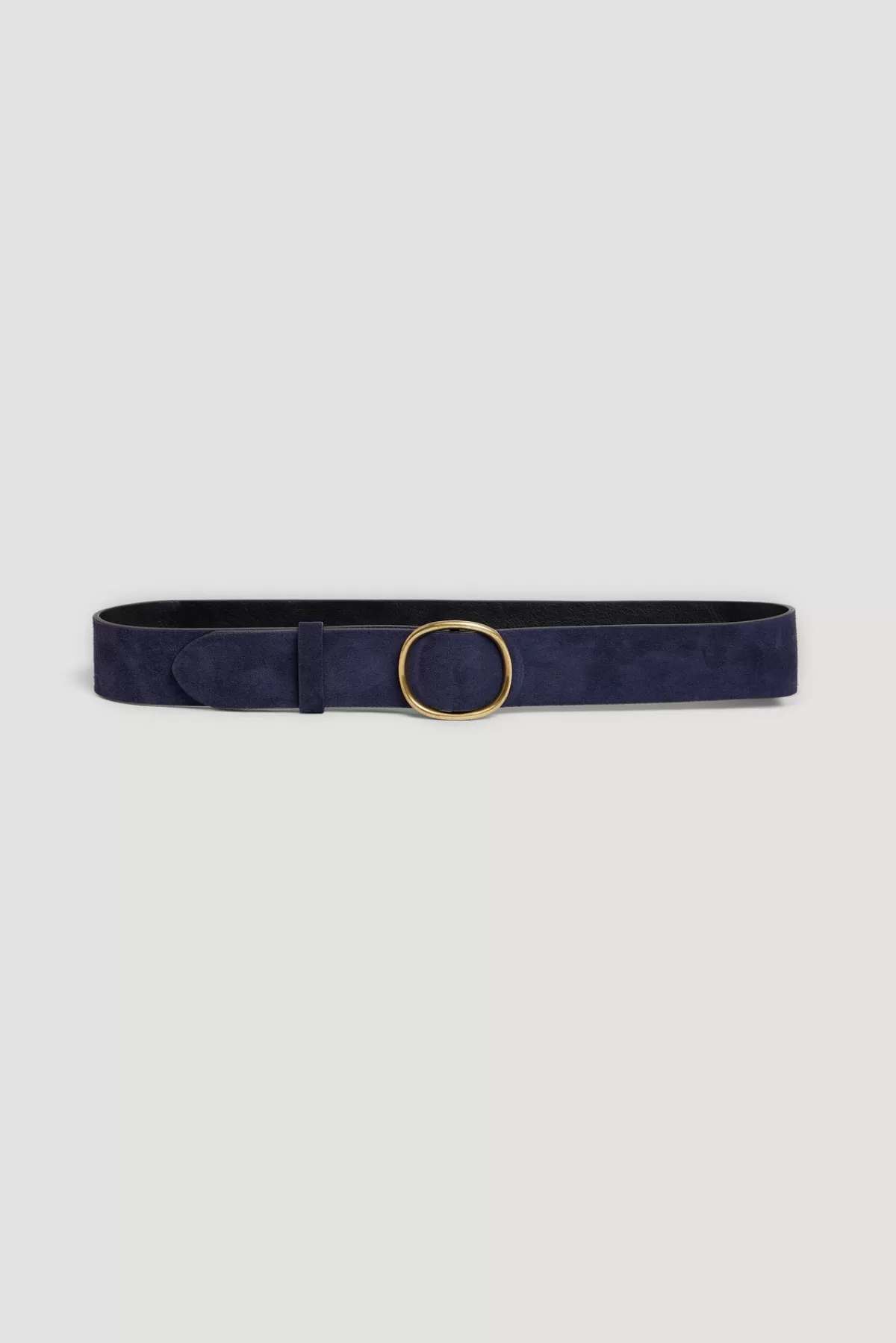 Gerarddarel Ceinture en cuir velours marine - PALOMA | Gerard Darel Bleu foncé / Marine-Femme Ceintures