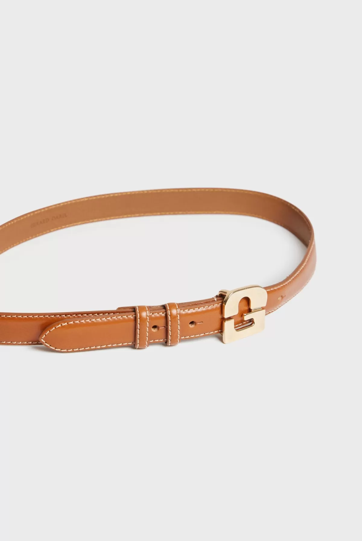 Gerarddarel Ceinture signature en cuir - LE LAUREN Camel-Femme Ceintures