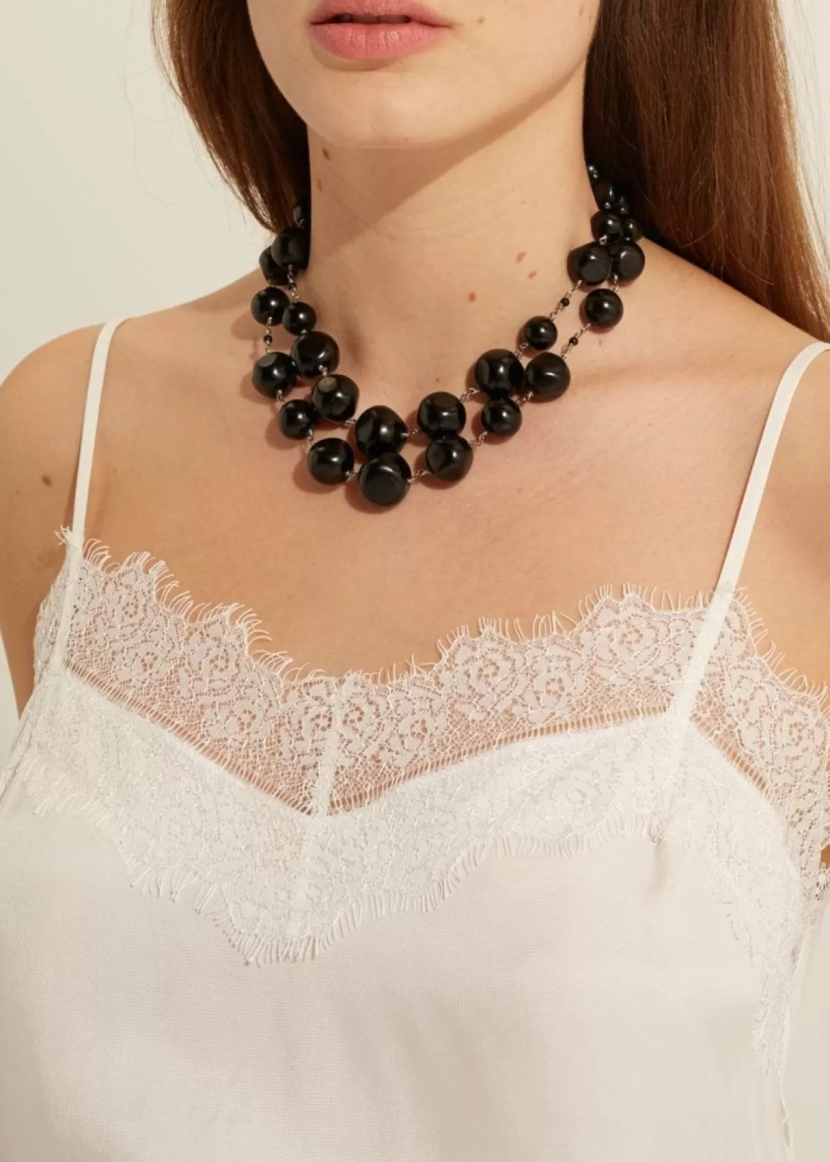 Gerarddarel Collier en perles de verre - JACKIE | Gerard Darel Noir-Femme Bijoux