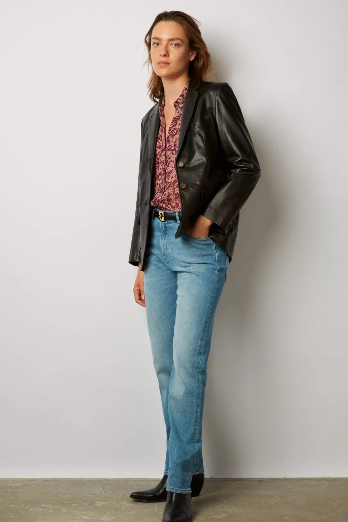 Gerarddarel Jean droit - AVA Bleu-Femme Pantalons & Jeans