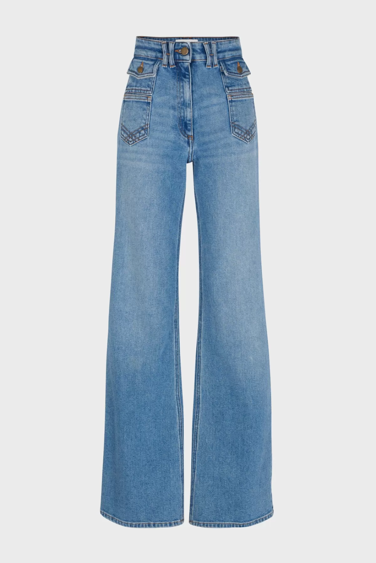Gerarddarel Jean Flare -ANNA femme Jean Flare -ANNA | Gerard Darel Bleu-Femme Pantalons & Jeans