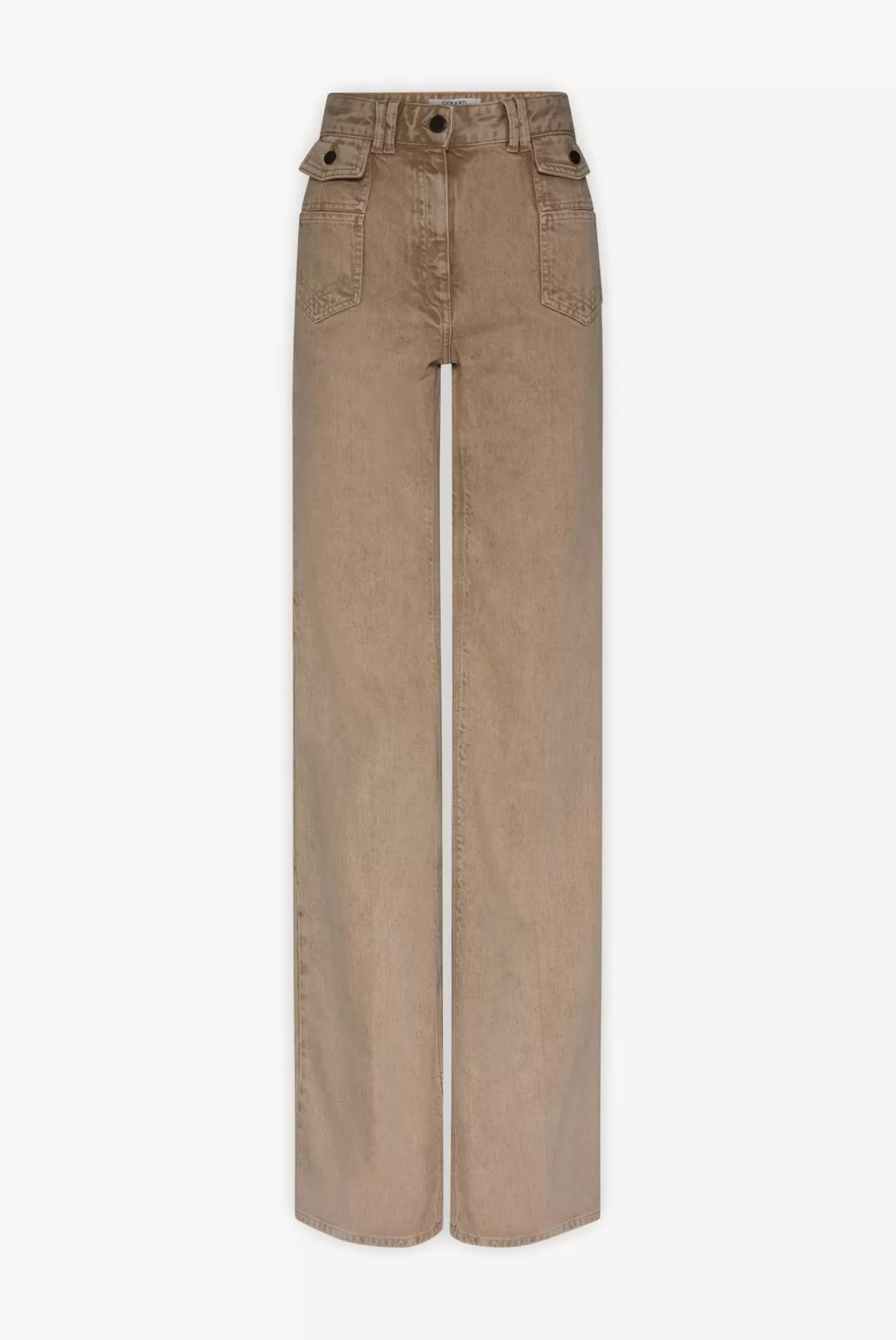 Gerarddarel Jean Flare coloré camel - ANNA | Gerard Darel Beige-Femme Pantalons & Jeans