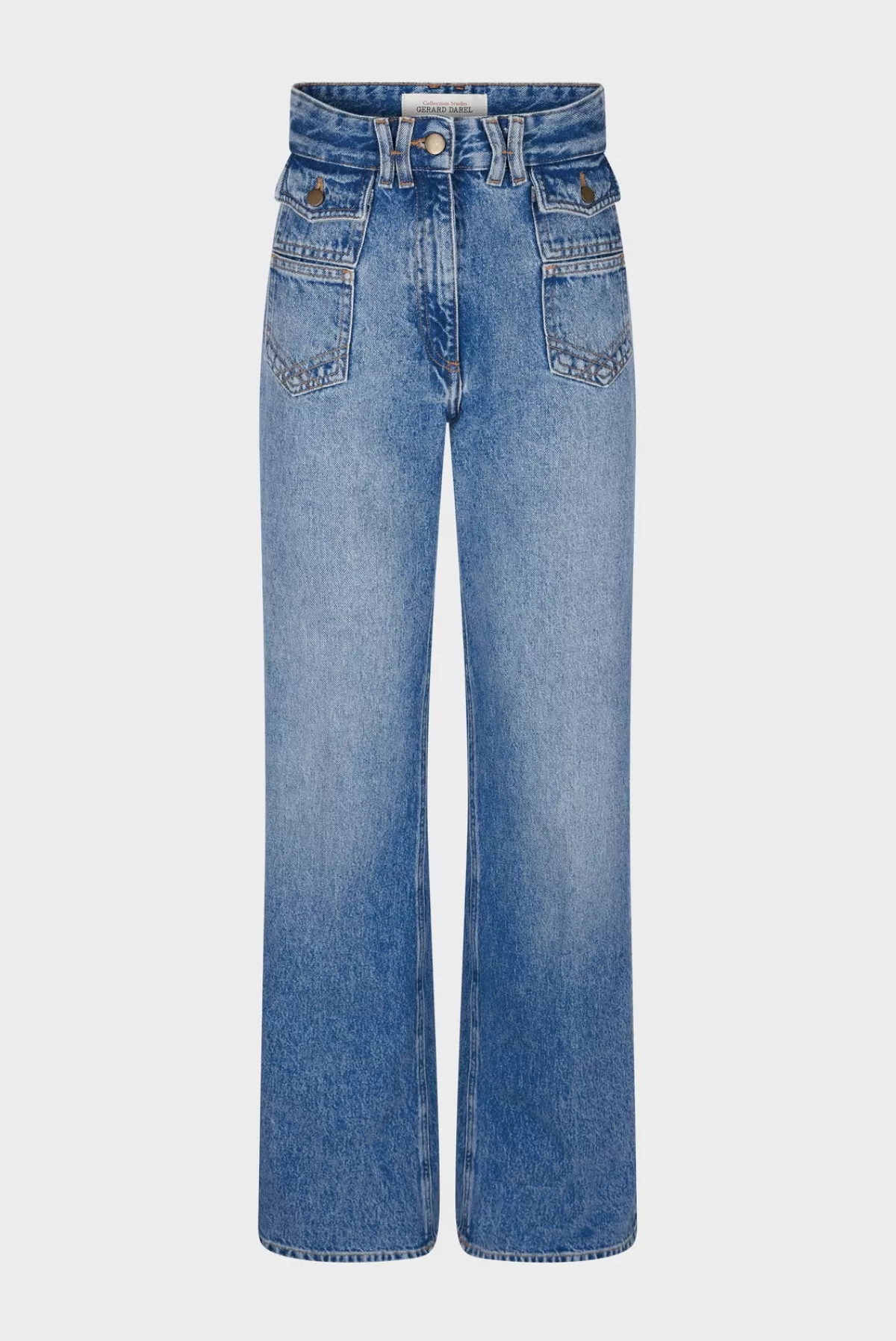 Gerarddarel Jean flare taille haute femme ANNA | Gerard Darel Bleu-Femme Pantalons & Jeans