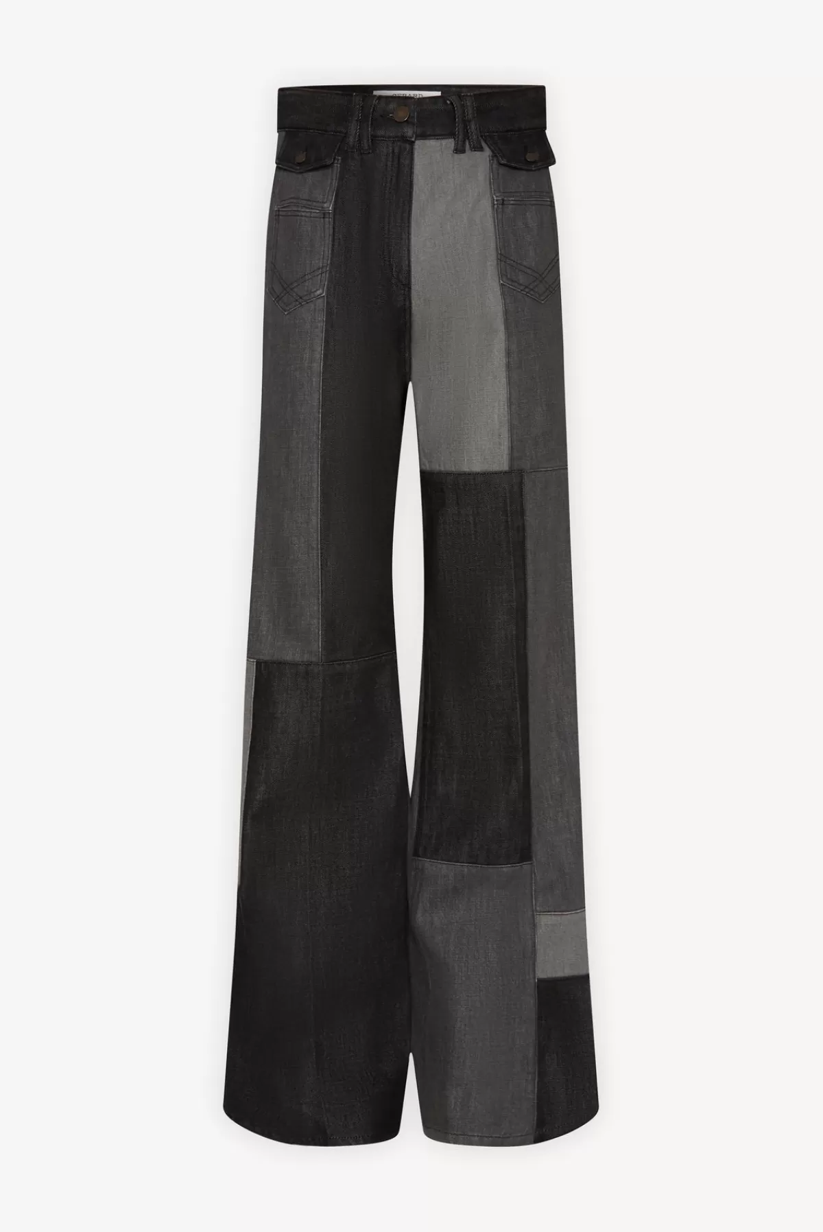 Gerarddarel Jean flare taille haute - EDENE | Gerard Darel Gris-Femme Pantalons & Jeans