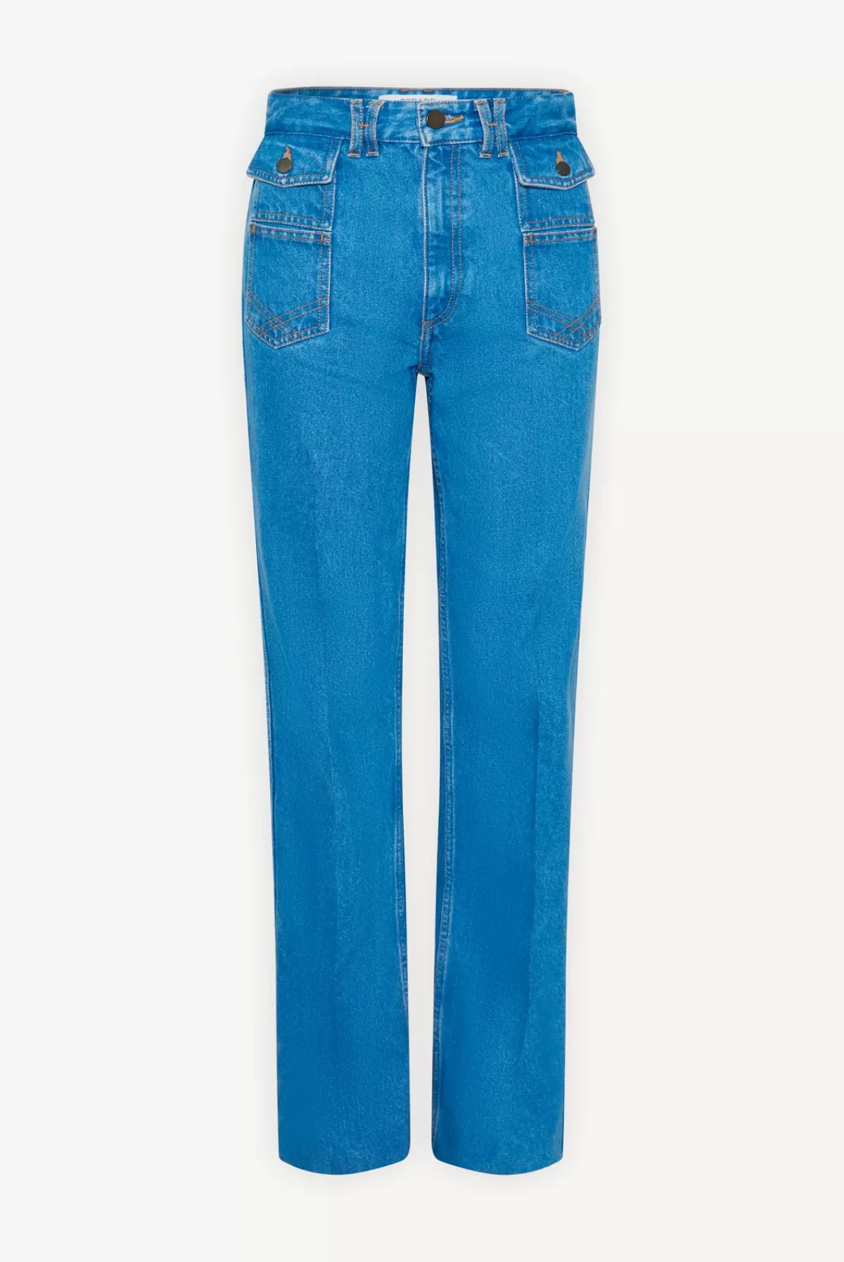 Gerarddarel Jean taille haute en coton Jeans - AVA | Gerard Darel Bleu-Femme Pantalons & Jeans