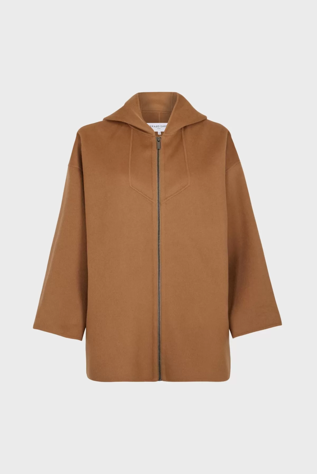 Gerarddarel Manteau poncho en laine femme camel SACHA | Gerard Darel -Femme Manteaux et Trenchs