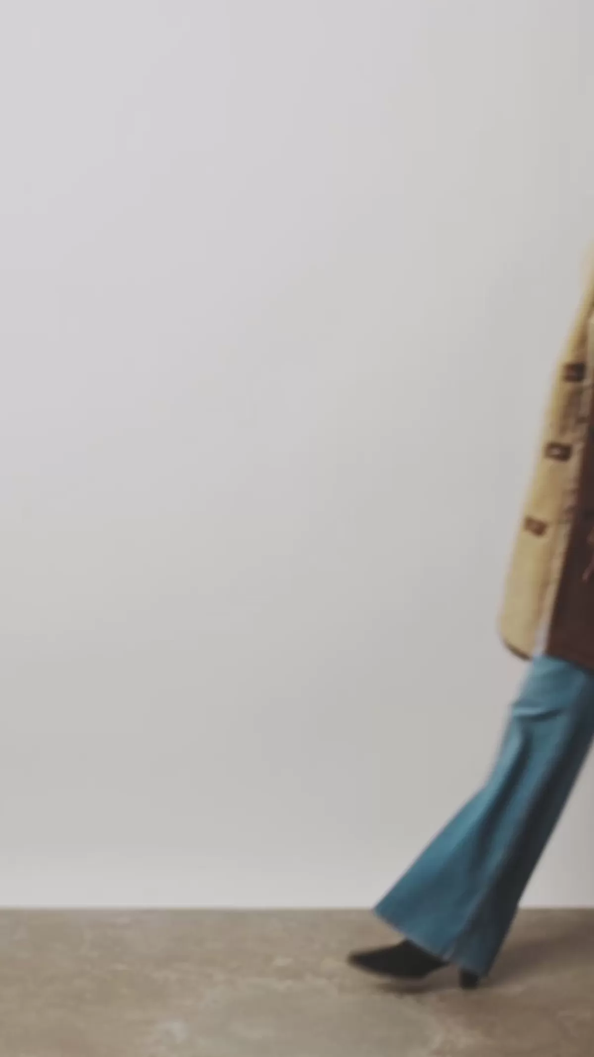 Gerarddarel Manteau vintage en peau lainée - MALISSIA Marron-Femme Manteaux et Trenchs | Cuirs & Peaux