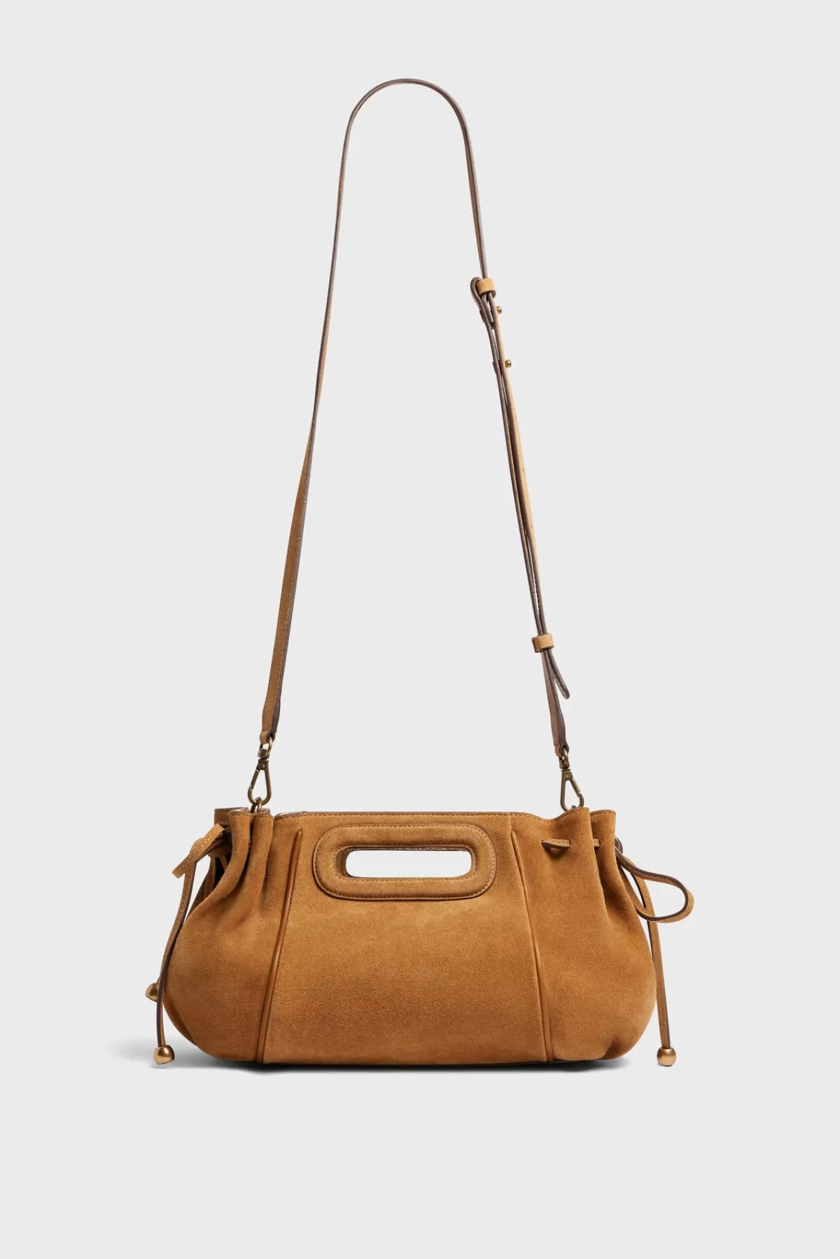 Gerarddarel Mini sac en cuir velours femme MINI DANY | Gerard Darel Blé-Femme Sacs à main | Sacs porté épaule | Sacs bandoulière
