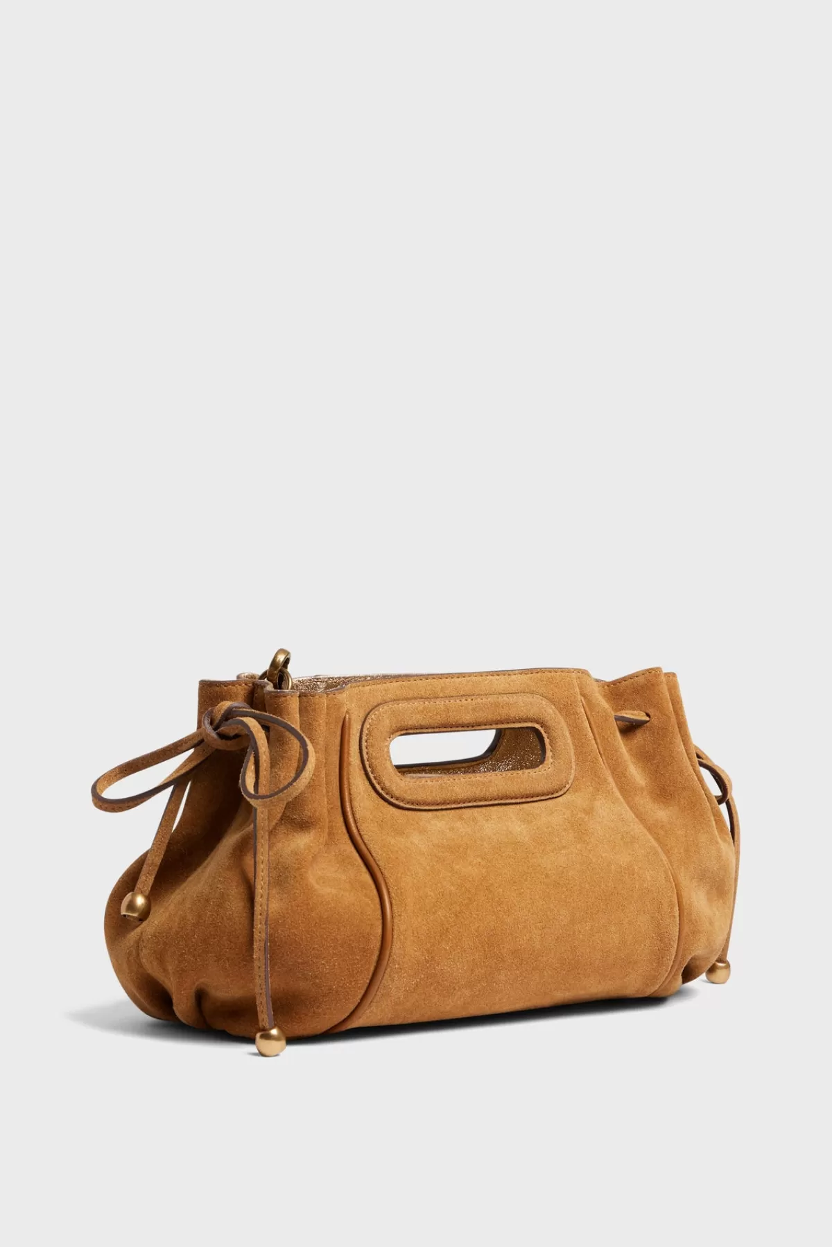 Gerarddarel Mini sac en cuir velours femme MINI DANY | Gerard Darel Blé-Femme Sacs à main | Sacs porté épaule | Sacs bandoulière