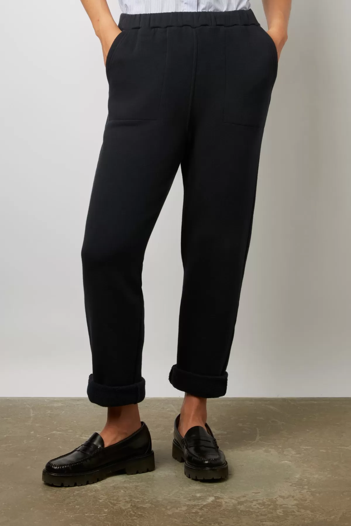 Gerarddarel Pantalon de jogging - ENNOLA Bleu foncé / Marine-Femme Pantalons & Jeans