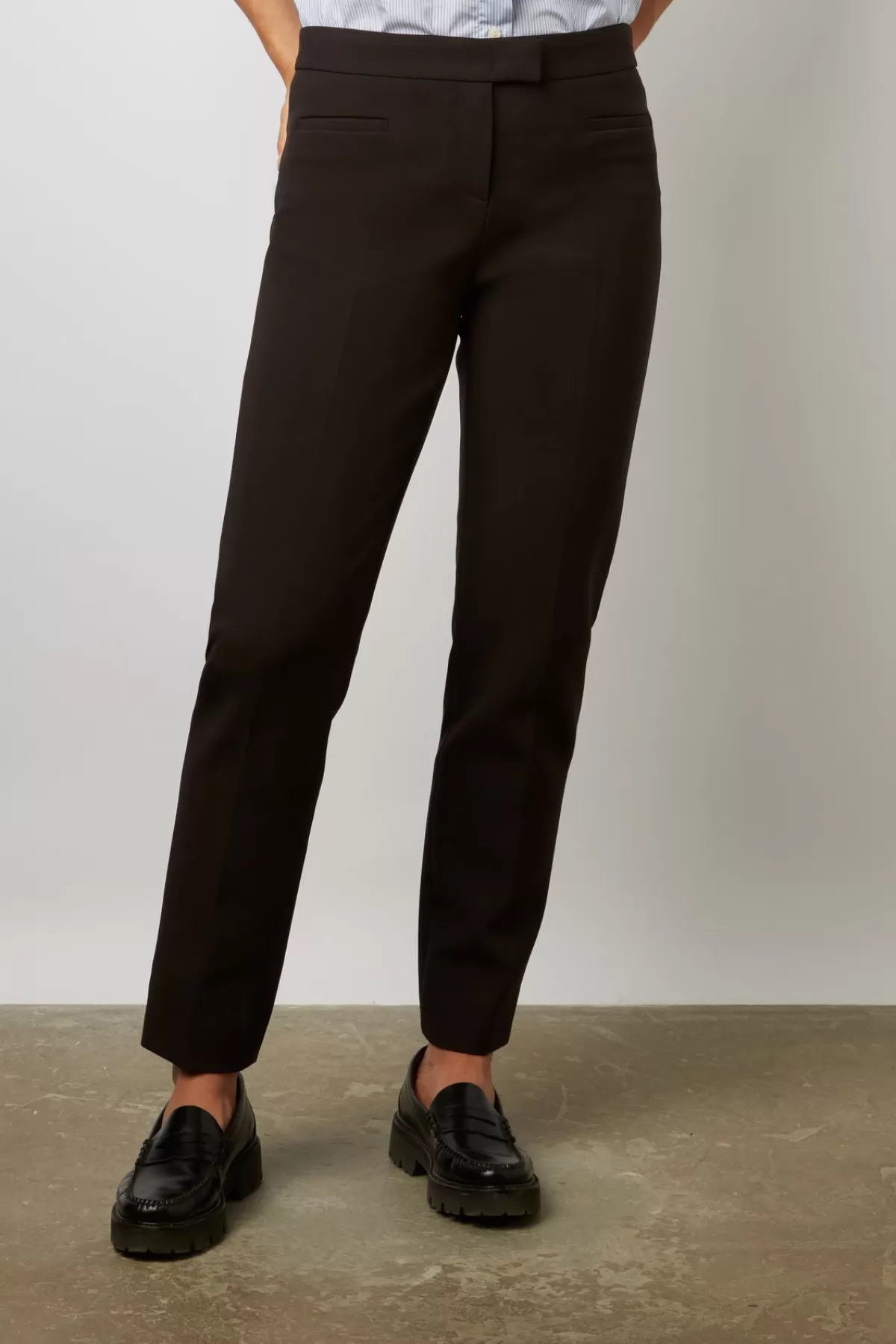 Gerarddarel Pantalon droit 7/8 - ECATERINA Marron-Femme Pantalons & Jeans