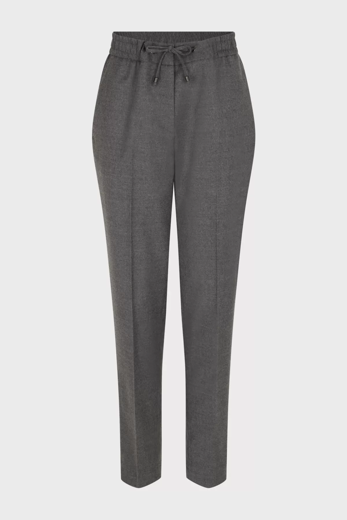 Gerarddarel Pantalon en laine fine élastiqué à la taille - ELINDA Gris-Femme Pantalons & Jeans
