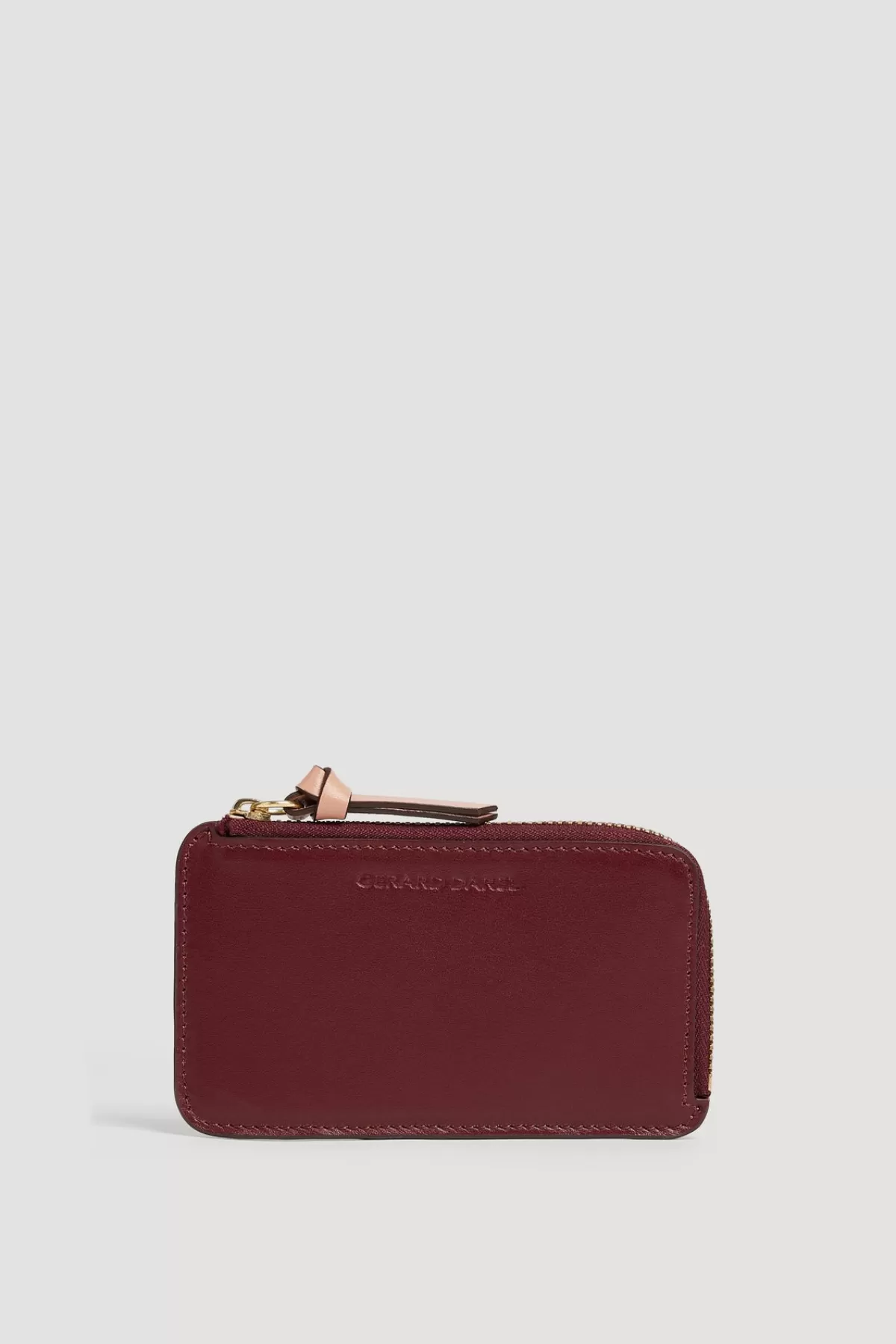 Gerarddarel Porte carte cuir lisse bordeaux - CARDHOLDER | Gerard Darel Rouge-Femme Petite Maroquinerie
