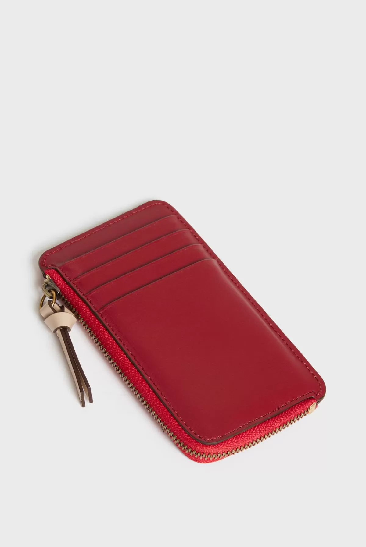 Gerarddarel Porte carte en cuir lisse - CARDHOLDER Rouge-Femme Petite Maroquinerie