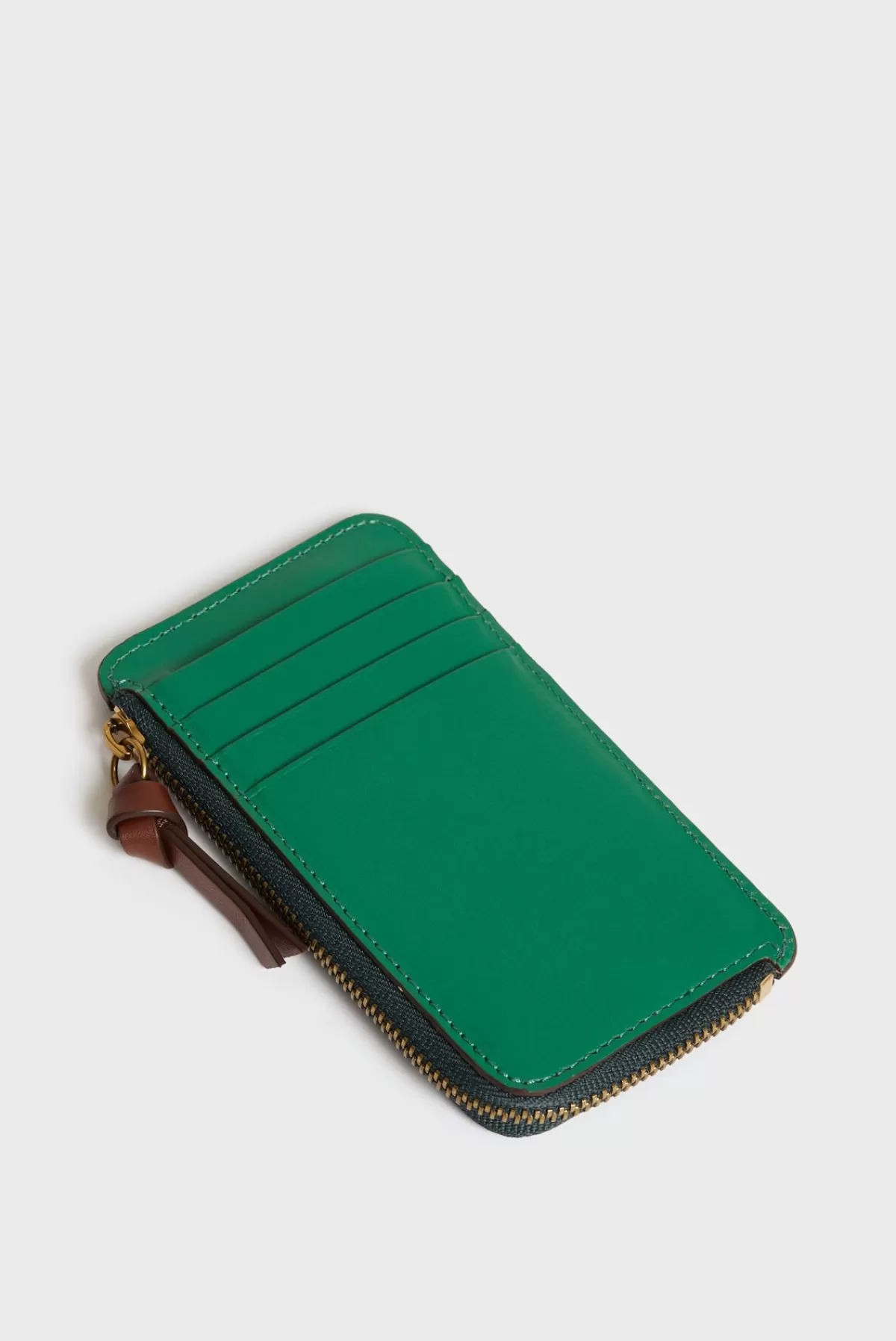 Gerarddarel Porte carte en cuir lisse - CARDHOLDER Vert-Femme Petite Maroquinerie