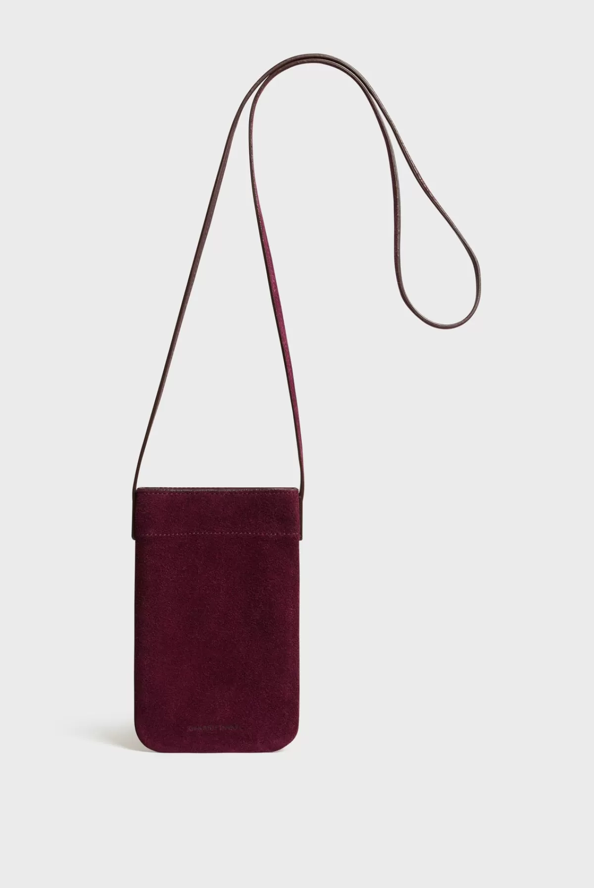 Gerarddarel Porte téléphone en cuir velours - LADYPHONE Violet-Femme Sacs porté épaule | Sacs bandoulière | Petite Maroquinerie