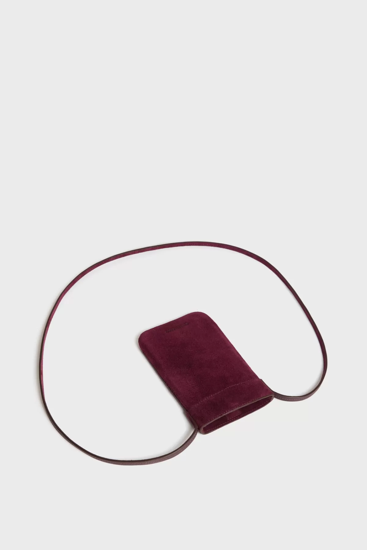 Gerarddarel Porte téléphone en cuir velours - LADYPHONE Violet-Femme Sacs porté épaule | Sacs bandoulière | Petite Maroquinerie