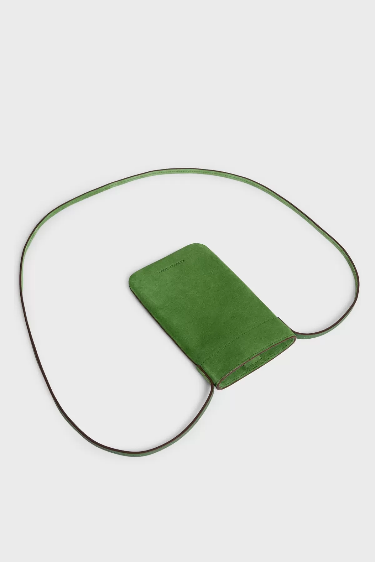 Gerarddarel Porte téléphone en cuir velours - LADYPHONE Vert-Femme Sacs porté épaule | Sacs bandoulière | Petite Maroquinerie