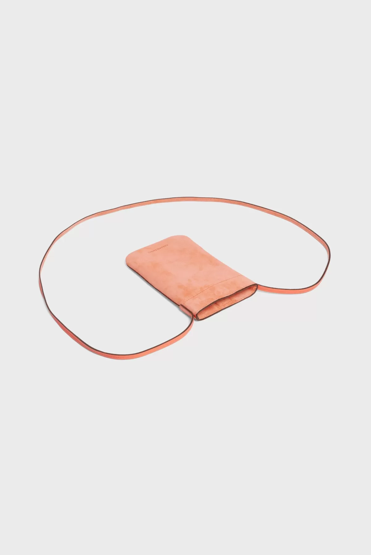 Gerarddarel Porte téléphone en cuir velours - LADYPHONE Rose-Femme Sacs porté épaule | Sacs bandoulière | Petite Maroquinerie