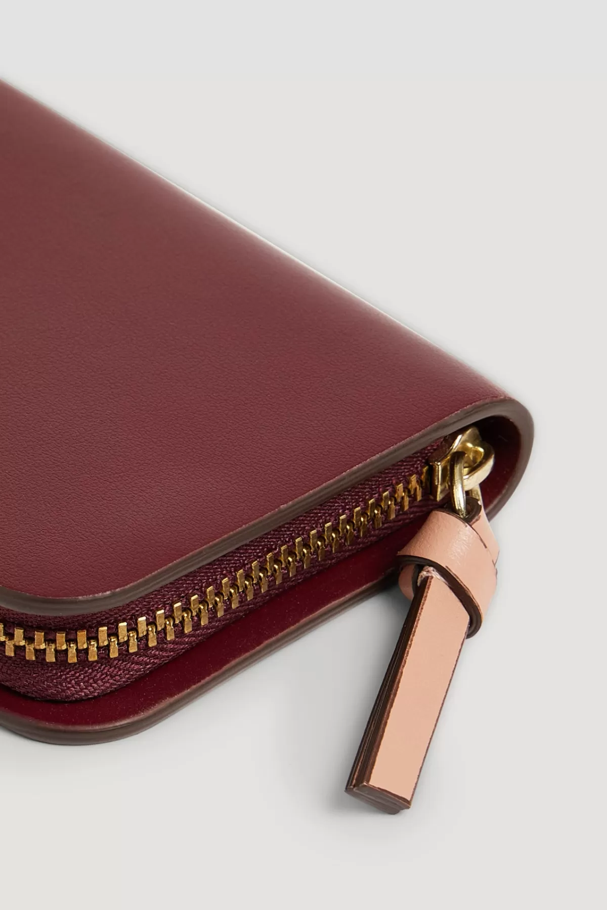 Gerarddarel Portefeuille en cuir bordeaux - MINI WALLET | Gerard Darel Rouge-Femme Petite Maroquinerie