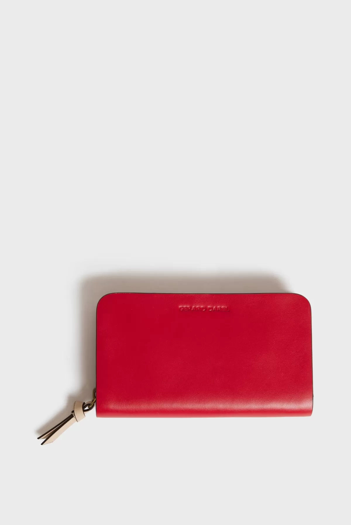 Gerarddarel Portefeuille en cuir lisse - WALLET Rouge-Femme Petite Maroquinerie