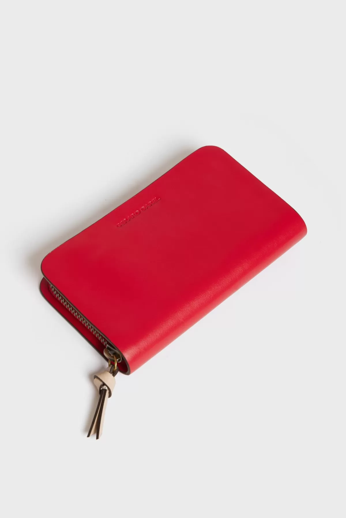 Gerarddarel Portefeuille en cuir lisse - WALLET Rouge-Femme Petite Maroquinerie