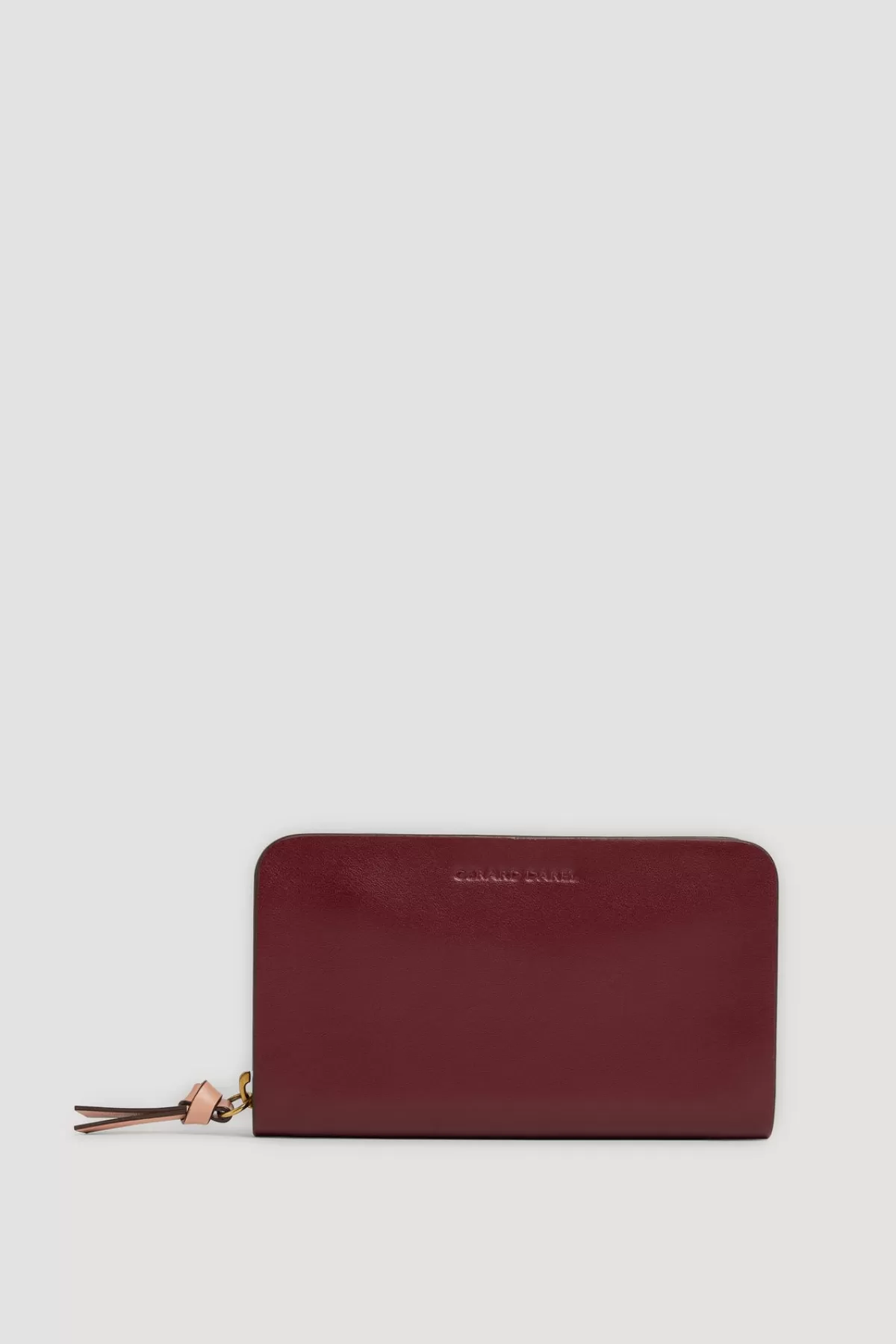 Gerarddarel Portefeuille en cuir lisse bordeaux - WALLET | Gerard Darel Rouge-Femme Petite Maroquinerie