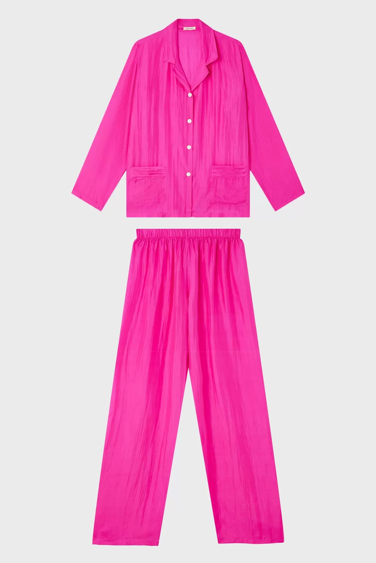 Gerarddarel Pyjama en soie - Fuchsia-Femme Pyjamas & Kimonos