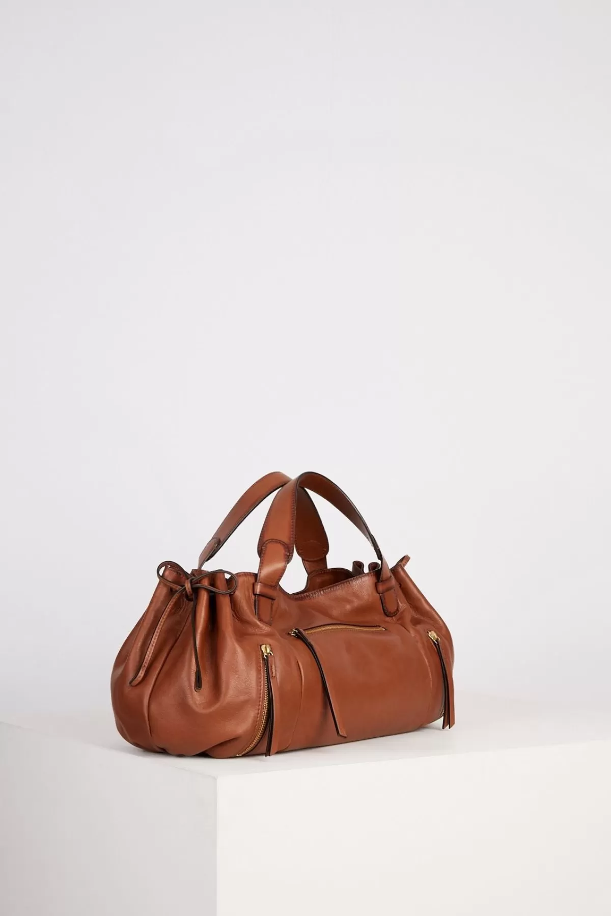 Gerarddarel Sac à main en cuir de veau - REBELLE GD | Gerard Darel Camel-Femme Sacs à main | Sacs porté épaule