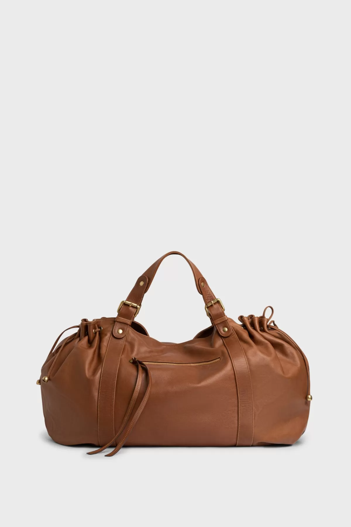 Gerarddarel Sac à main en cuir de veau cognac - 72H | Gerard Darel Marron-Femme Sacs à main | Sacs porté épaule