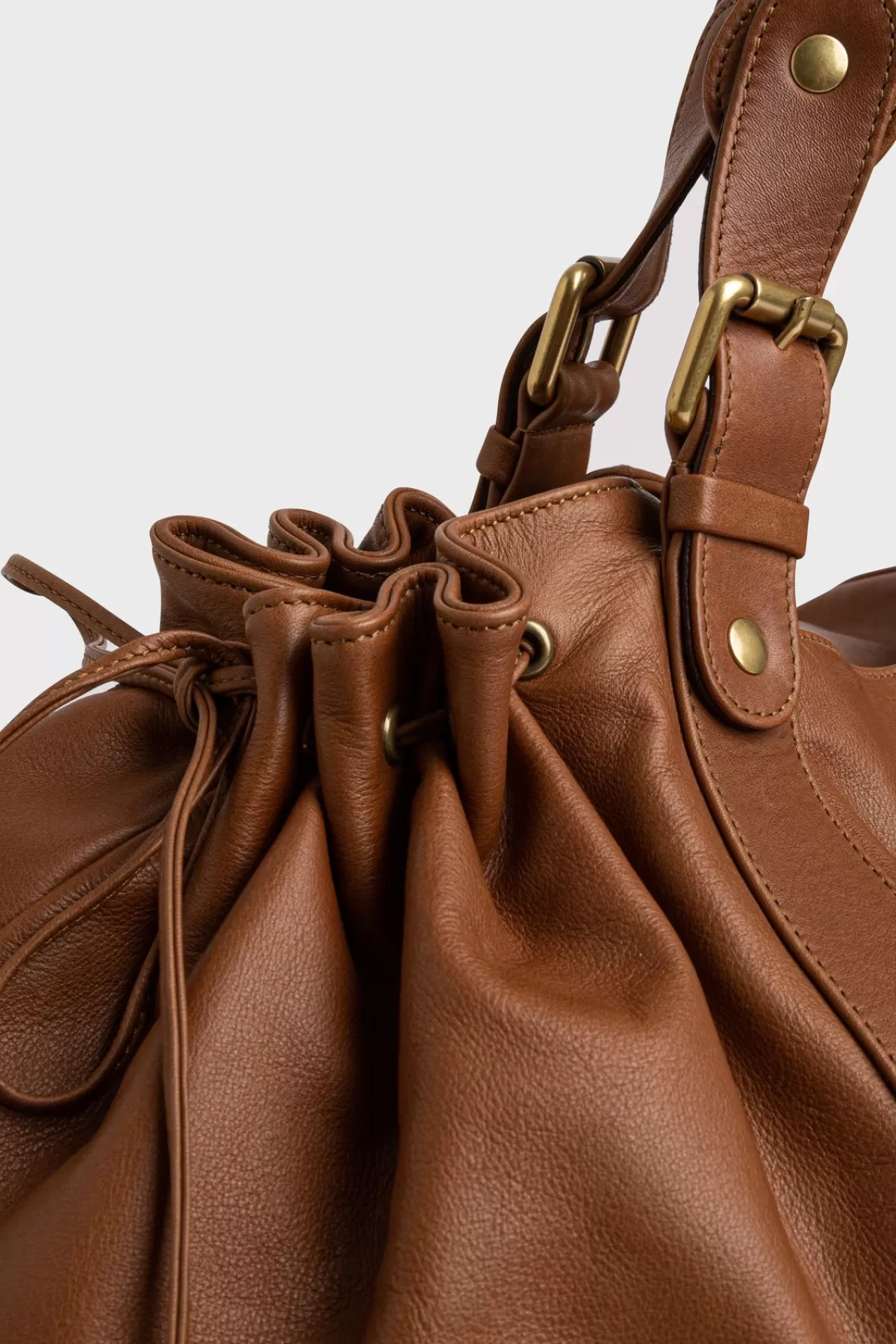 Gerarddarel Sac à main en cuir de veau cognac - 72H | Gerard Darel Marron-Femme Sacs à main | Sacs porté épaule