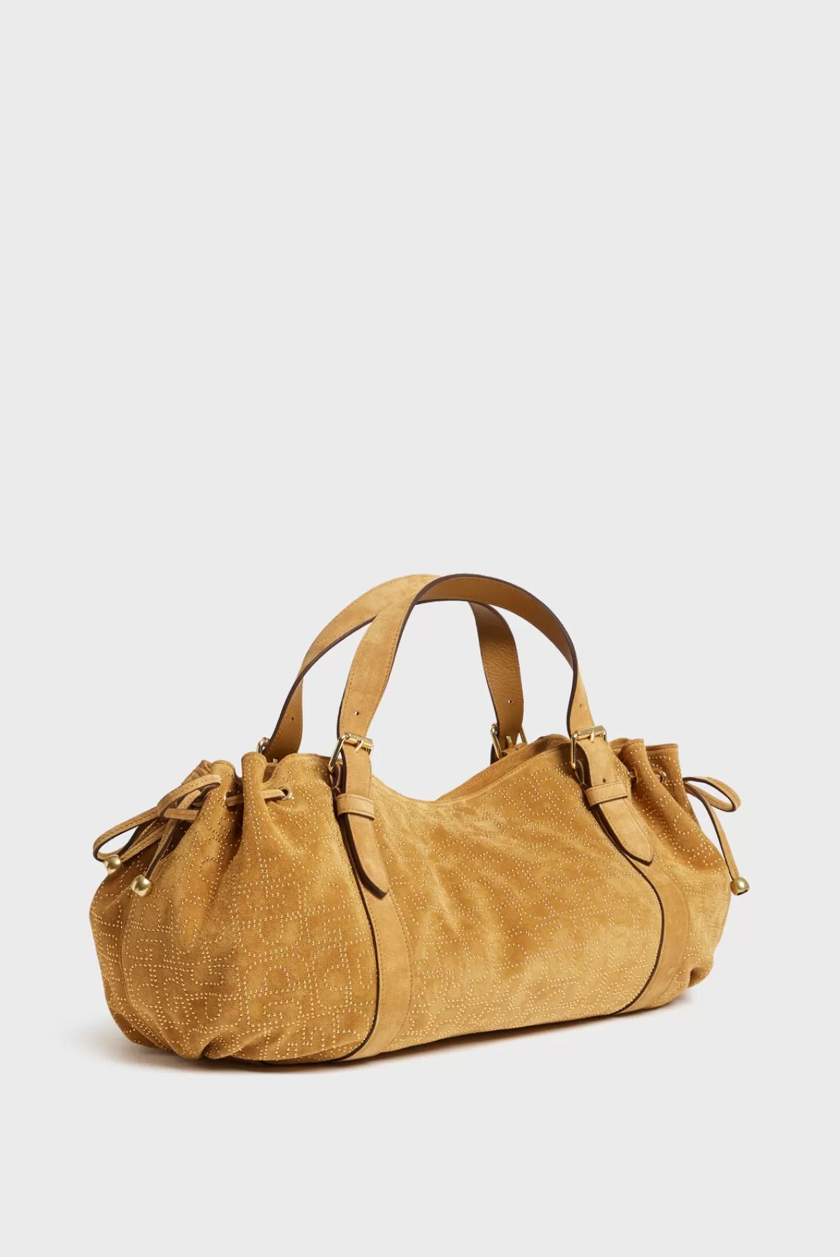 Gerarddarel Sac à main en cuir velours avec initiales GD en all over - LE 24H Blé-Femme Sacs à main | Sacs porté épaule