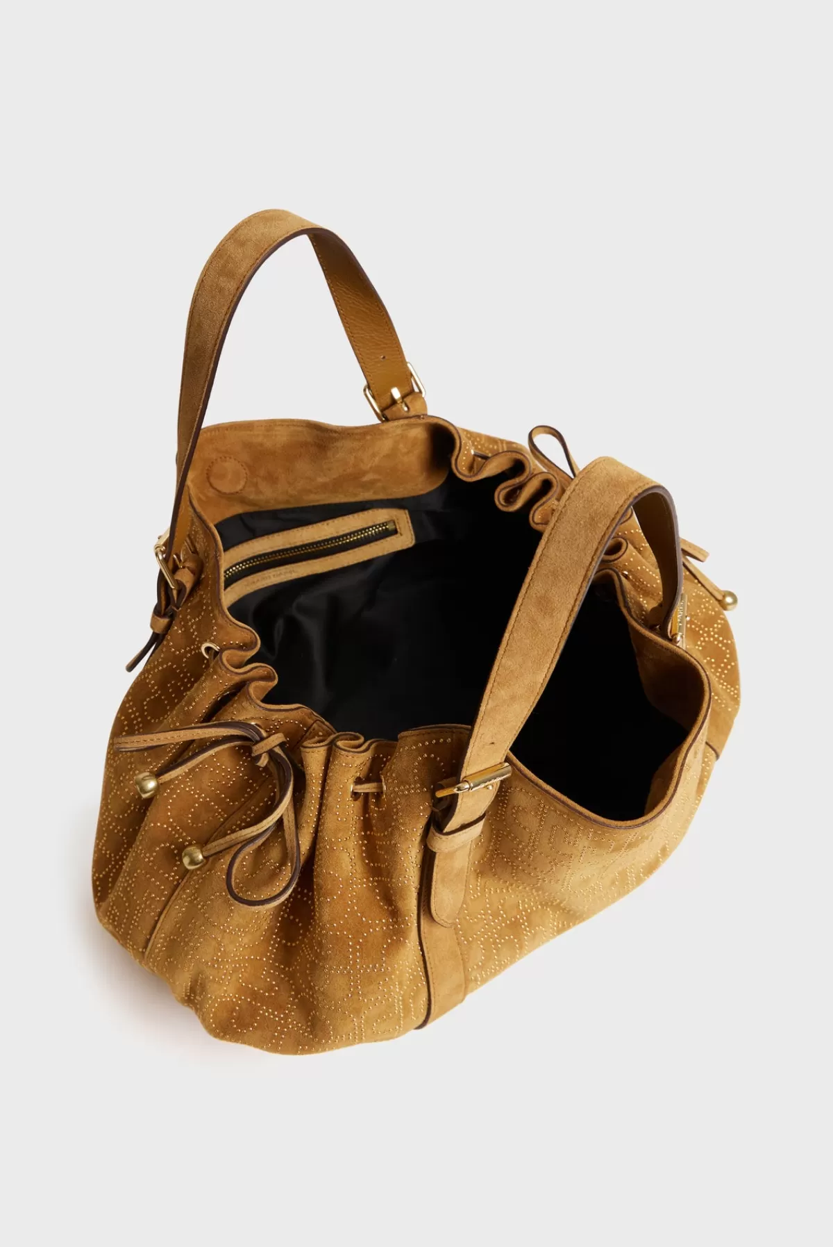 Gerarddarel Sac à main en cuir velours avec initiales GD en all over - LE 24H Blé-Femme Sacs à main | Sacs porté épaule