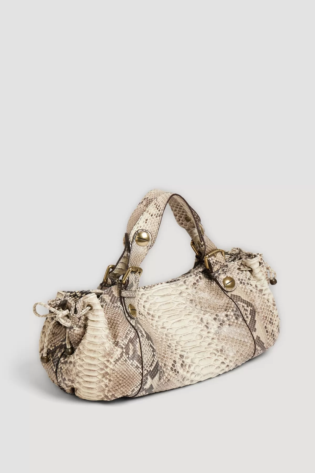 Gerarddarel Sac à main en python beige - 24H | Gerard Darel Blanc-Femme Sacs à main | Sacs porté épaule