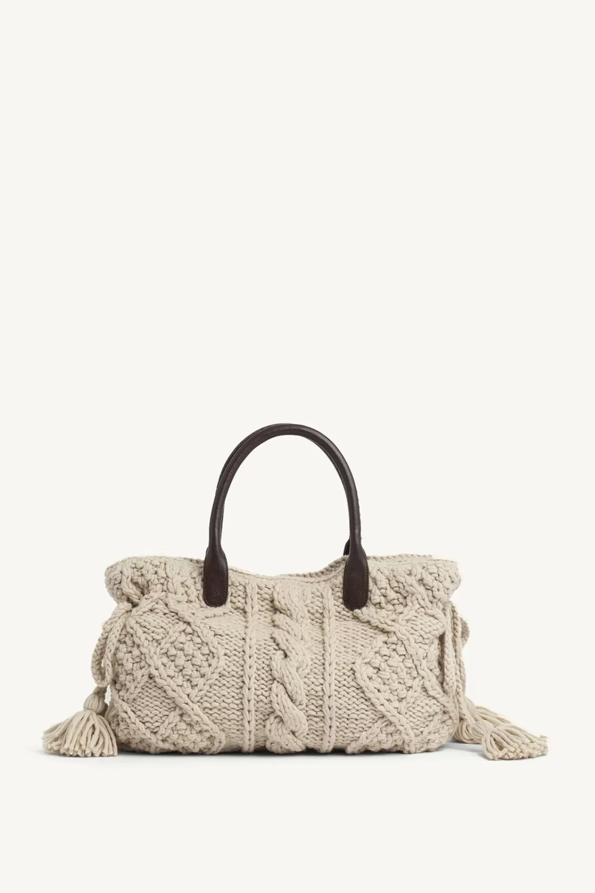 Gerarddarel Sac à main en tricot beige - 24H MARILYN | Gerard Darel Blanc-Femme Sacs à main | Sacs porté épaule