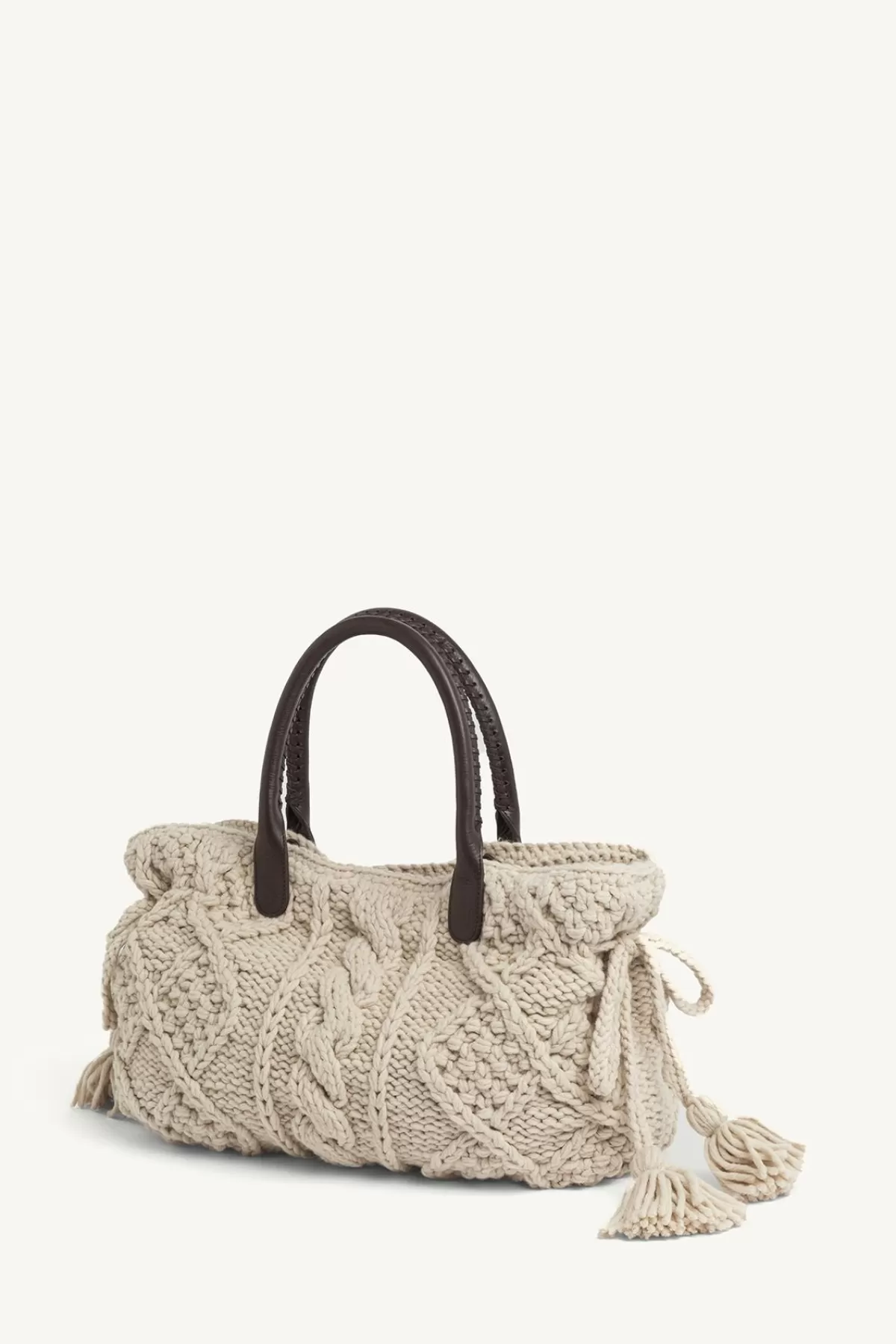 Gerarddarel Sac à main en tricot beige - 24H MARILYN | Gerard Darel Blanc-Femme Sacs à main | Sacs porté épaule