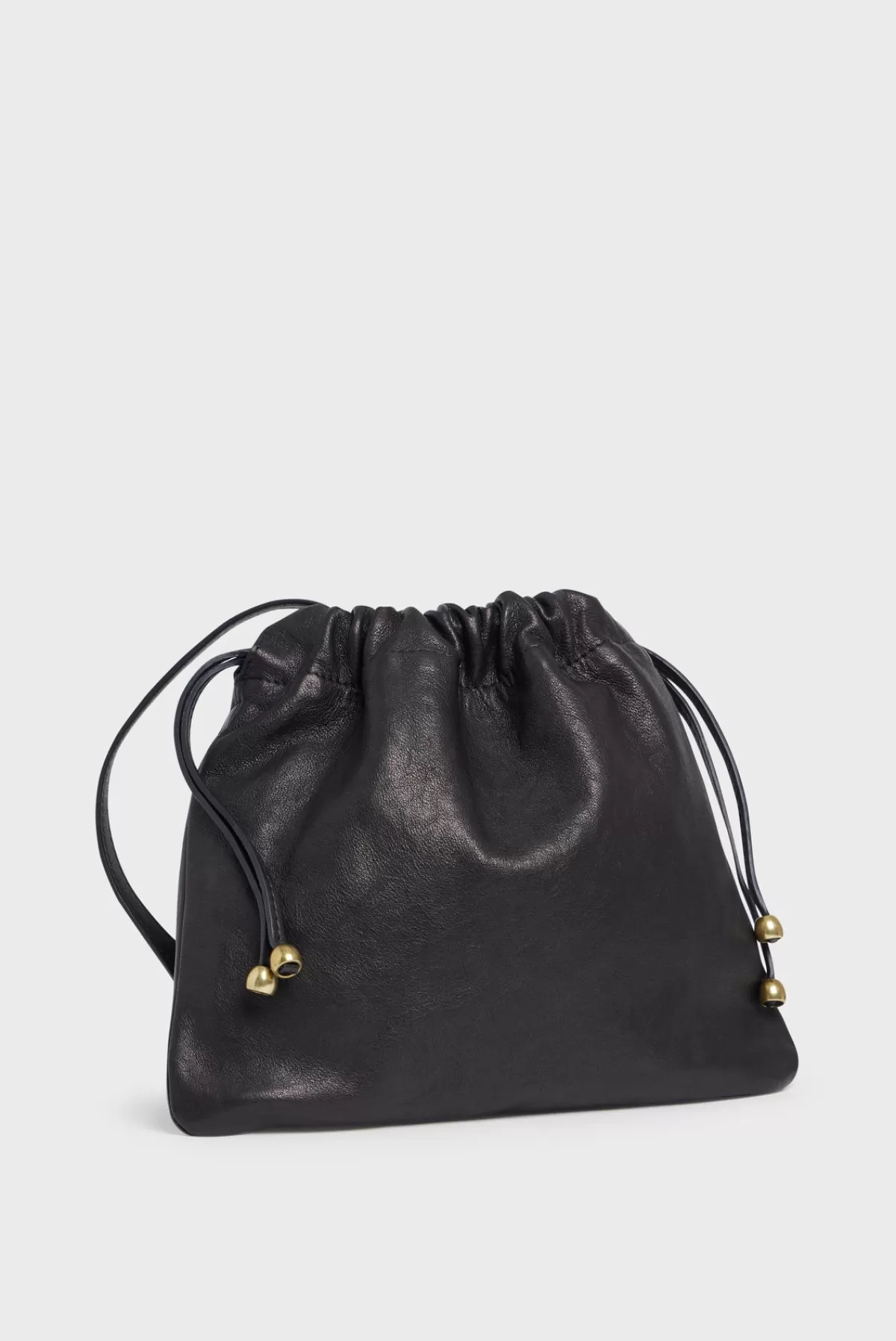 Gerarddarel Sac bourse en cuir lavé femme ALICE | Gerard Darel Noir-Femme Sacs porté épaule | Sacs bandoulière