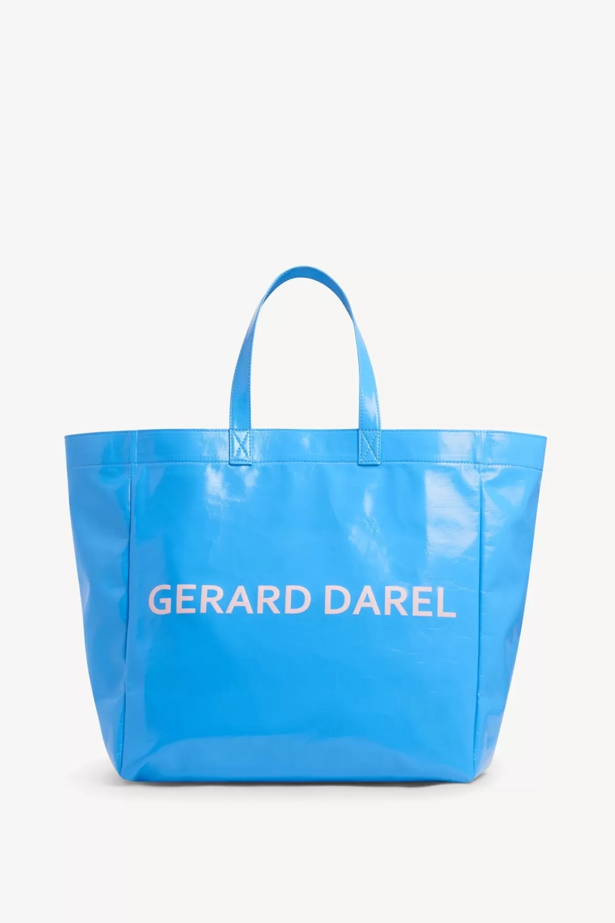 Gerarddarel Sac cabas en toile enduite - LOLA | Gerard Darel Bleu-Femme Sacs à main | Sacs porté épaule | Paniers & Cabas