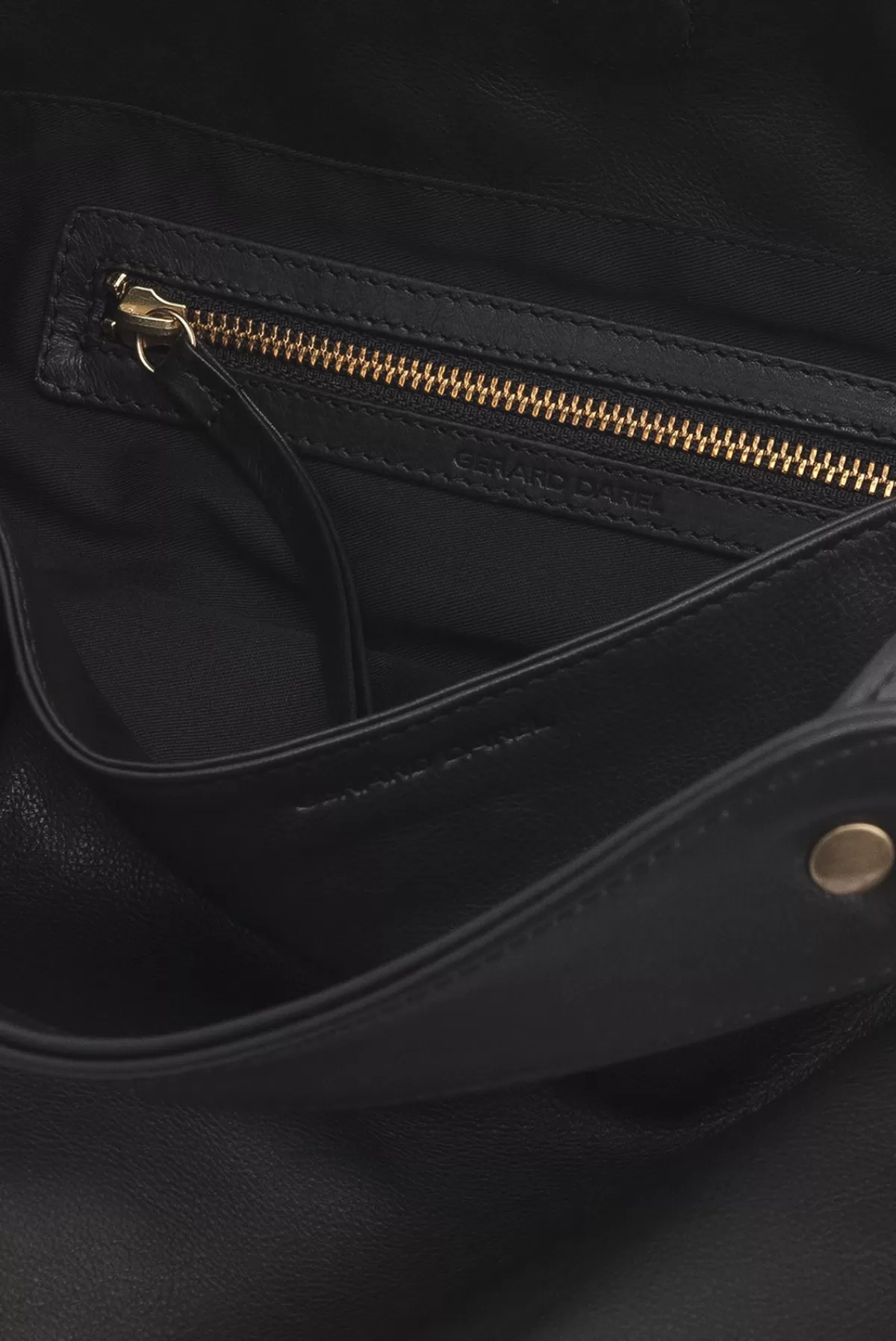 Gerarddarel Sac en cuir de veau - Le 24H | Gerard Darel Noir-Femme Sacs à main | Sacs porté épaule