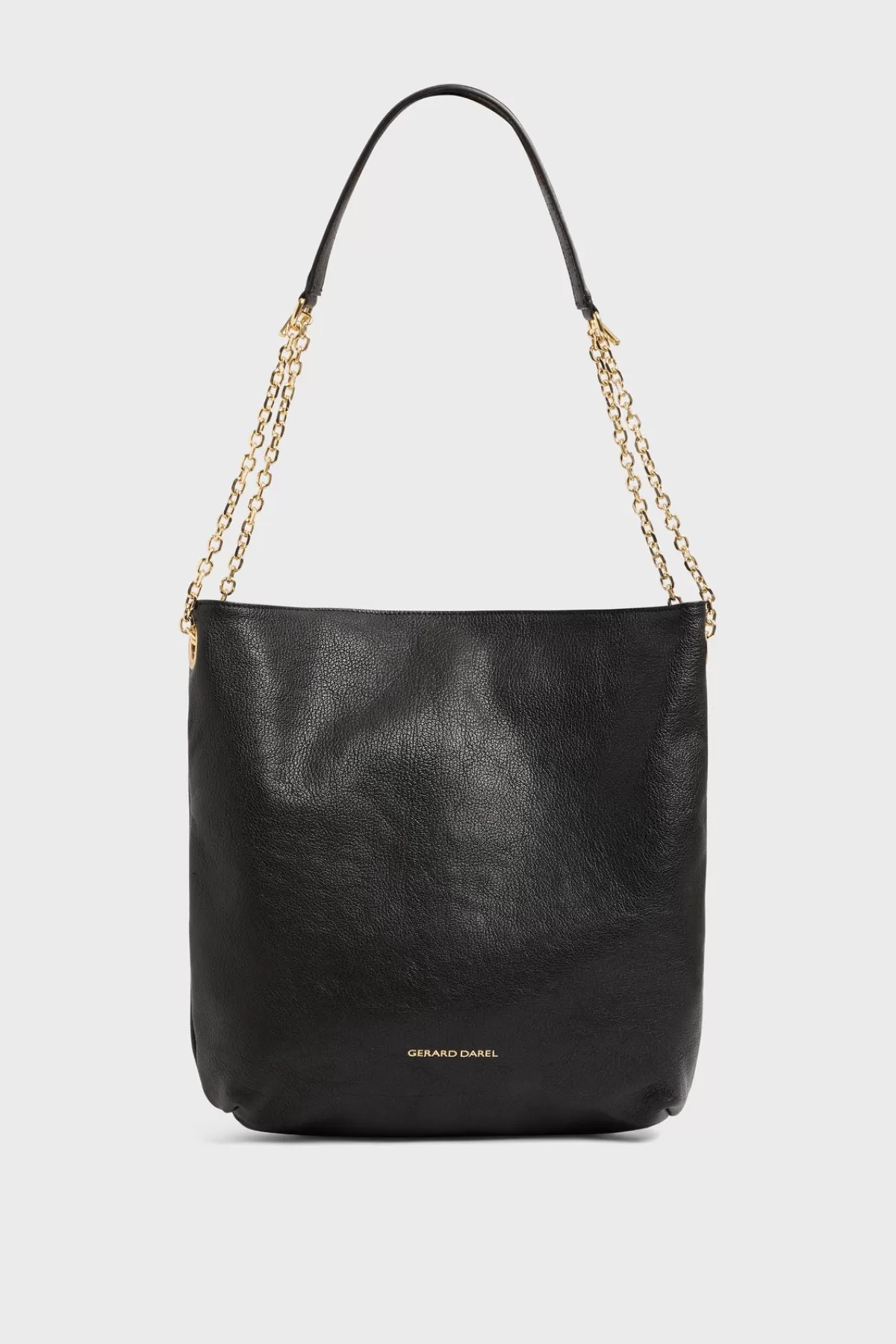 Gerarddarel Sac Hobo en cuir femme LE CHARLOTTE | Gerard Darel Noir-Femme Sacs porté épaule | Sacs bandoulière